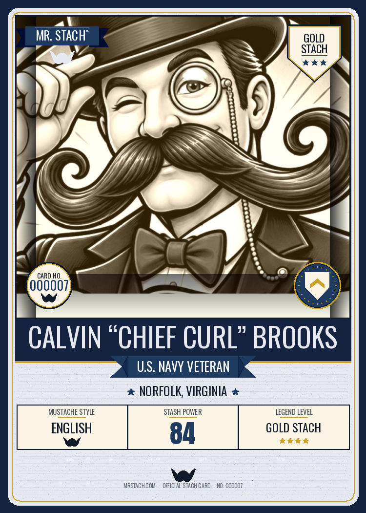 Calvin Brooks — Mr. Stach Card front