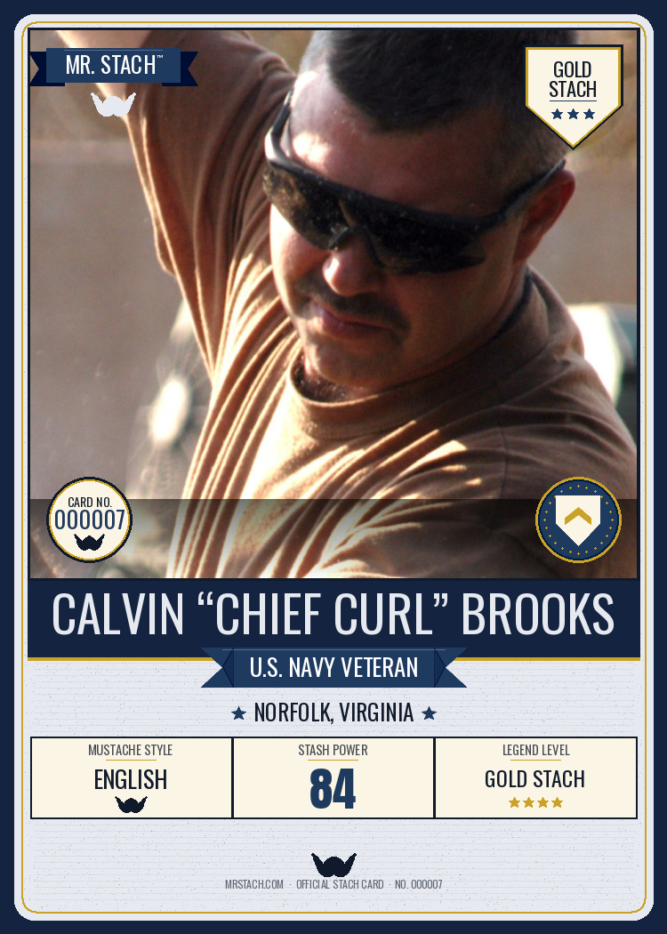Calvin Brooks — Mr. Stach Card front