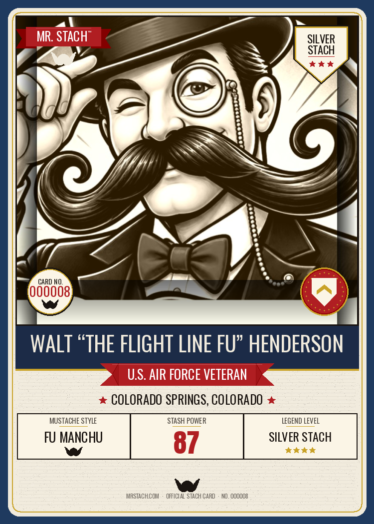 Walt Henderson — Mr. Stach Card front
