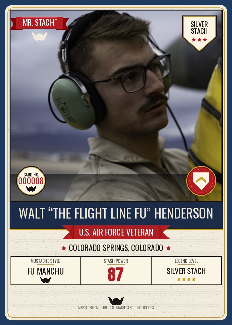 Walt Henderson — Mr. Stach Card front