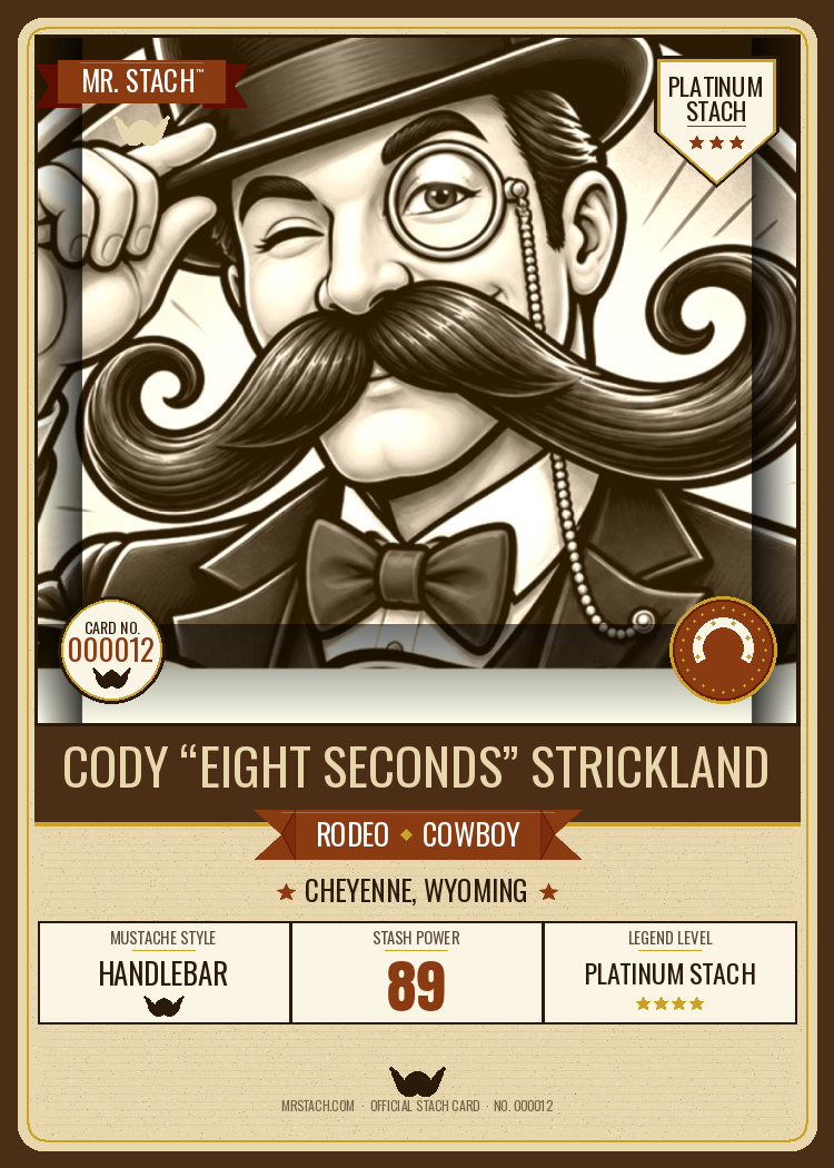Cody Strickland — Mr. Stach Card front