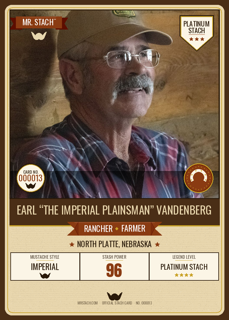 Earl Vandenberg — Mr. Stach Card front