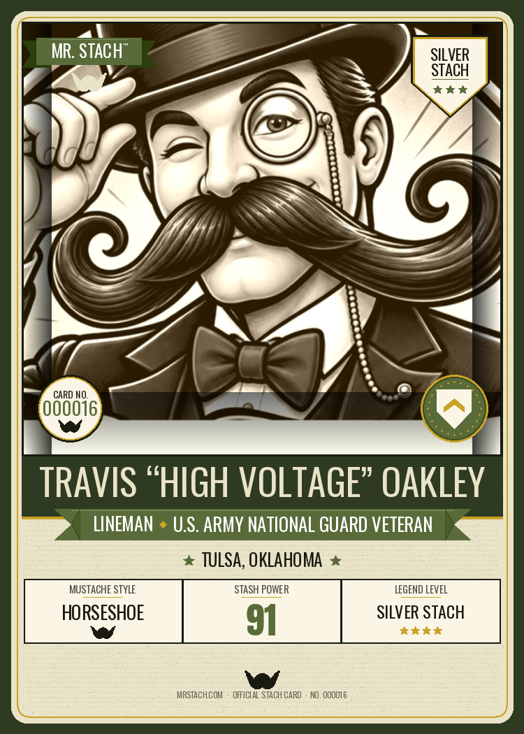 Travis Oakley — Mr. Stach Card front
