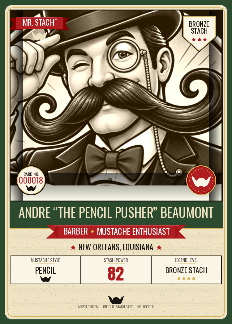 Andre Beaumont — Mr. Stach Card front