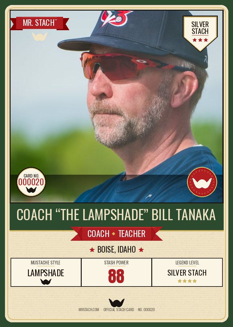 Coach Bill Tanaka — Mr. Stach Card front