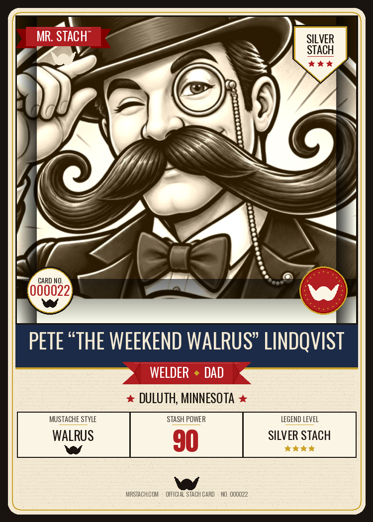 Pete Lindqvist — Mr. Stach Card front