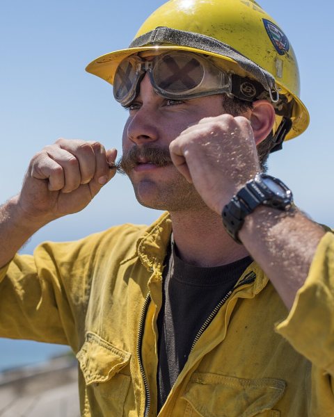 Hank Ridley's mustache